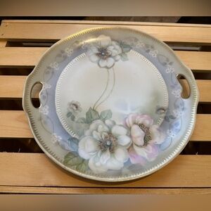 Erdmann Schlegelmilch Thuringia Handpainted Serving Plate